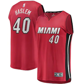youth fanatics branded udonis haslem red miami heat fast br-455